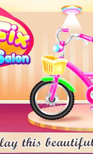 Girl Bike Fix and Washing Salon 1