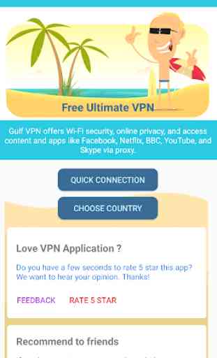 Gulf Free VPN : Secure VPN & Hotspot for Android 4