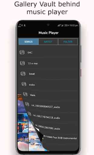 Hide photo,video and audio:Music Player Vault 1