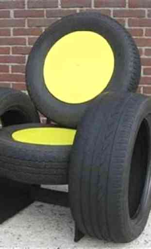 Idéias de reciclagem de pneus 4