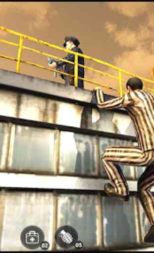 jogo de ação de fuga de prisão: prison escape game 4