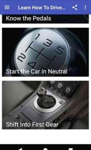 Learn How To Drive Manual Car 3