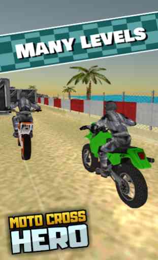 MOTO CROSS HERO - 3D Free Game 2