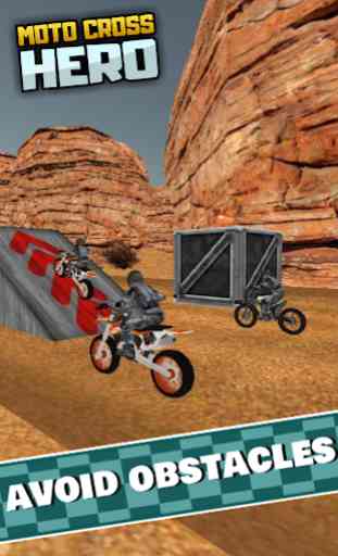 MOTO CROSS HERO - 3D Free Game 3