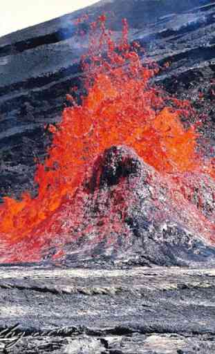 papel de parede do vulcão 1