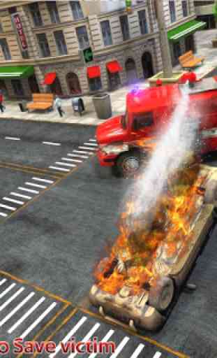 Real Robô Bombeiro Caminhão Emergência Resgate 911 4