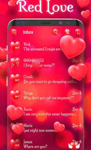 Red Love SMS 1
