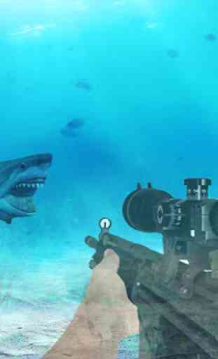 Subaquático Tubarão com fome Sniper Hunter 2,017 4
