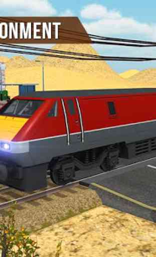 Train Driving Simulator 2017- Euro Speed Racing 3D 1