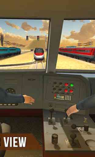 Train Driving Simulator 2017- Euro Speed Racing 3D 3