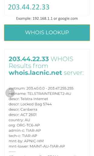 WHOIS Lookup 3