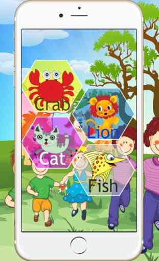 2nd Grade Baby Book Animal Flashcards For Kids or Kindergarden to Learn First Words With Sounds 1