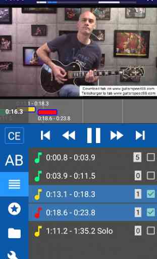 AB Music Trainer - free player with repeat & speed 3
