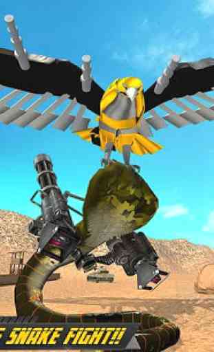 aves selvagens Vs robot wars cobra transformadoras 4