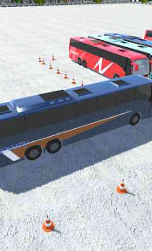 Coach Bus Parking 3D 3