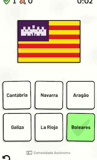 Comunidades Autónomas da Espanha - Quiz 2