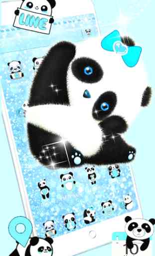 Fofa Panda tema Cute Panda 1