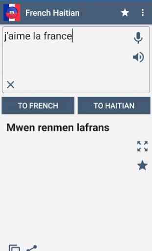 French Haitian Creole Translator 1