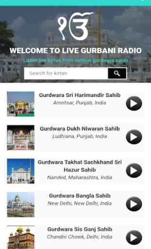 Gurbani Kirtan Live Radio Different gurdwara sahib 1