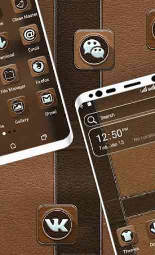 Leather Launcher Theme 2