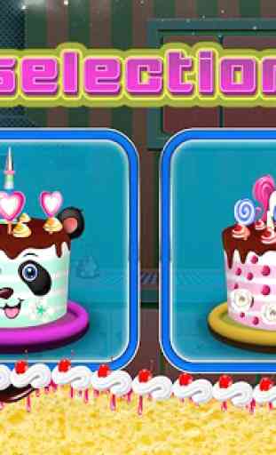 Unicorn & Panda Cake Making Game: CupCake Baking 4