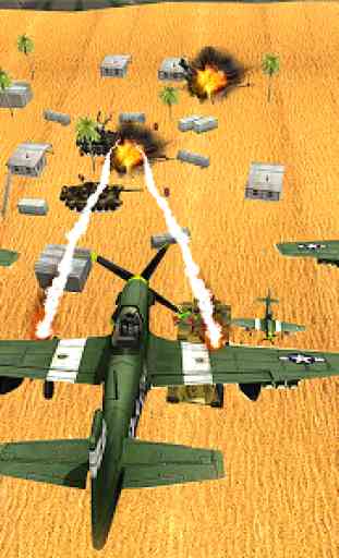 Aircraft Shooting Missile Strike-Free Action Game 4