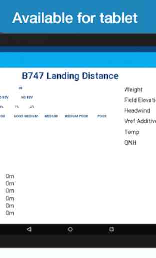 B747 Landing Distance Calculator 3