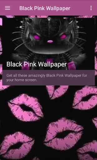 Black Pink Wallpaper 1
