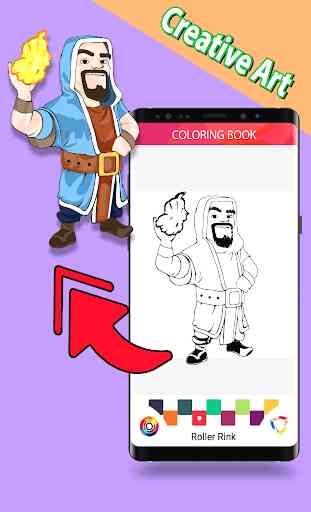 Coloring Book For Royale Clash 2
