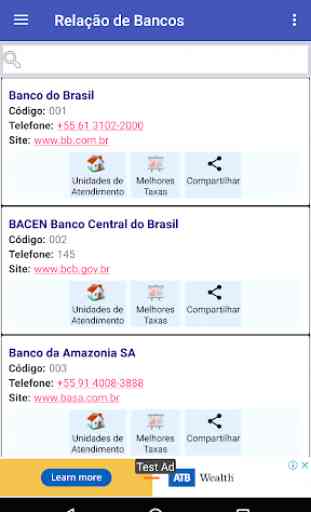 Consulta Bancos  do Brasil 2