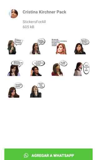 Cristina Kirchner Stickers 1