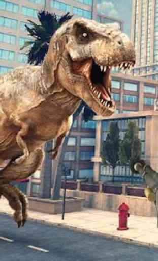 Dinosaur Hunter: City Invasion Survival Game Free 1