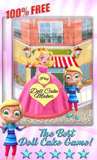Doll Cake - Sweet Bakery Shop 1