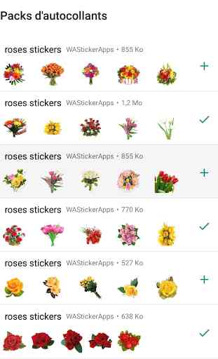 Flores y Rosas stickers - WAStickerApps 1