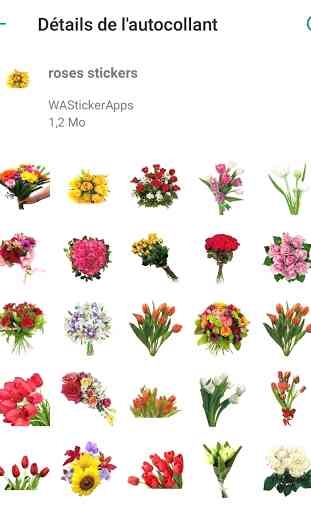 Flores y Rosas stickers - WAStickerApps 3