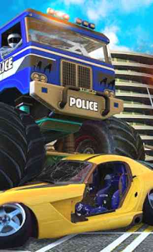 Jogos De Robô De Caminhão Monstro Da Polícia 2