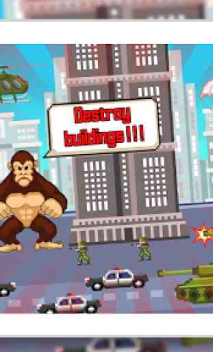 King Kong e arranha-céus ou Gorilla King Tower 2