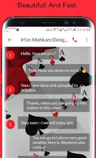 Playing Cards SMS Go Theme 4