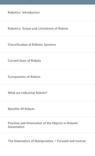 Robotics Engineering 2