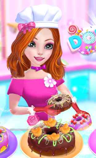 Sweet Donut Maker - Chef Cooking Bakery Shop 1