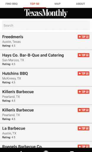 Texas Monthly BBQ Finder 4