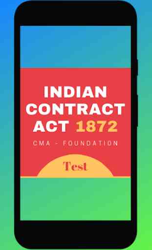 CMA foundation - Indian Contract Act Quiz 2