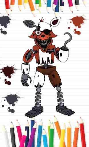 Coloring book for Five Nights 2019 1