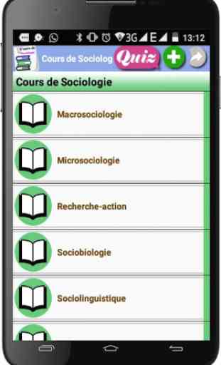 Cours de Sociologie 1