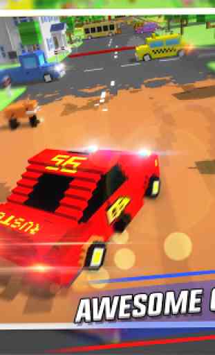 Crossy Brakes : Blocky Toon Racer 1