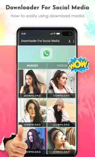 Downloader for all Social Media Download Saver app 3
