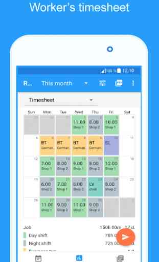 Express Worklog - timesheet, work time tracker 1