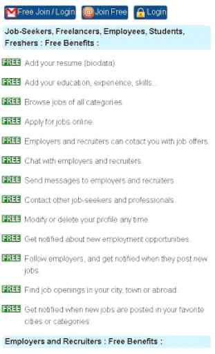 Free Jobs : Find Jobs, or, Post Job Offers 1