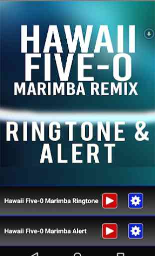 HawaII Five-O Marimba Ringtone 1