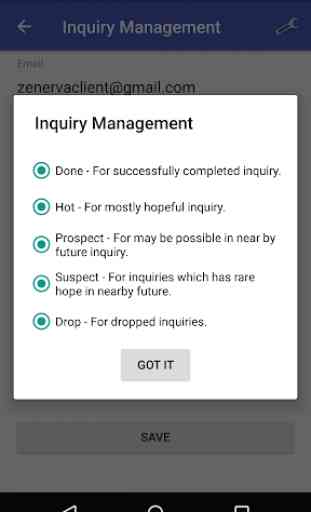 Inquiry Management 2